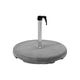 Socle béton Z de Glatz, avec tube de fixation acier zingué Ø.35/38-39 mm, 70 Kg