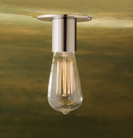 Socle de lampe Nautic COD bronze nickelé poli