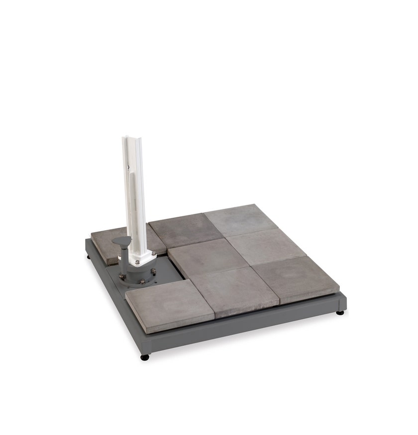 Socle pour parasol déporté Anthracite Easy Shadow ou Pagoda de Vlaemynck