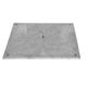 Socle en acier Z, 40 kg, 58.5 × 58.5 × 2 cm, acier zingué