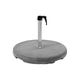 Socle Z en béton de Glatz, avec tube de fixation Ø.25/33mm, 30 Kg