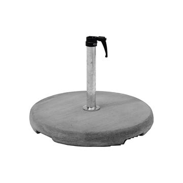 Socle Z en béton de Glatz, Avec tube de fixation Ø.25/33mm, 40kg