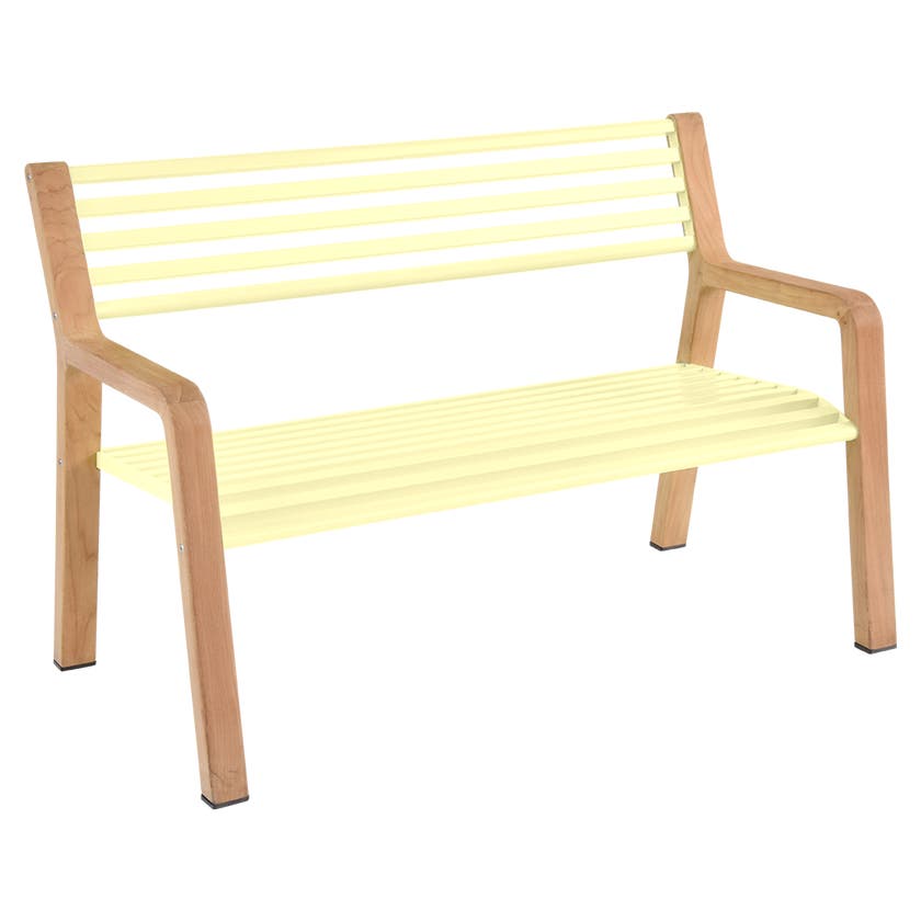 Banc SOMERSET de Fermob, Citron givré Banc SOMERSET de Fermob, Citron givré