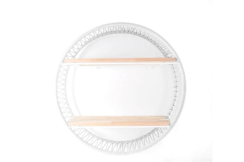 Étagère SONIX Ø.72 cm de Boqa, Structure blanche, Blanc Étagère SONIX Ø.72 cm de Boqa, Structure blanche, Blanc