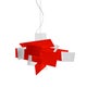 Suspension BIG BANG LED de Foscarini, Rouge