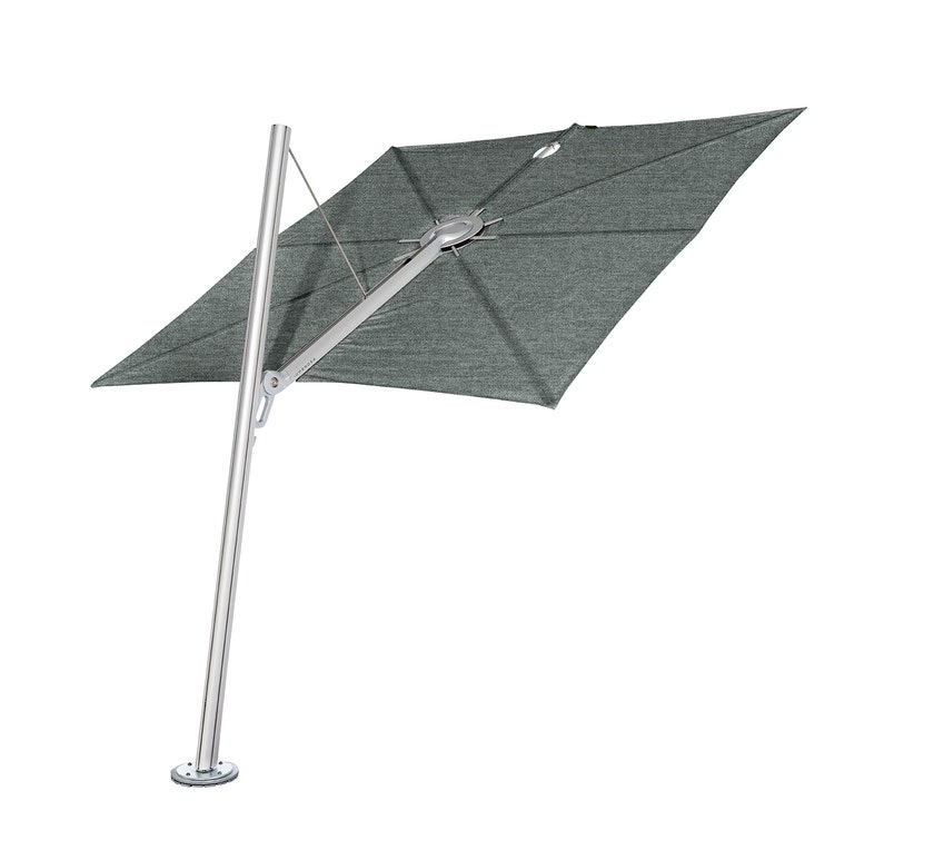Parasol SPECTRA FORWARD 250 x 250 de Umbrosa, Chassis aluminium, Sunbrella Flanelle Parasol SPECTRA FORWARD 250 x 250 de Umbrosa, Chassis aluminium, Sunbrella Flanelle