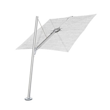 Parasol SPECTRA FORWARD 250 x 250 de Umbrosa, Chassis aluminium, Sunbrella Marbre