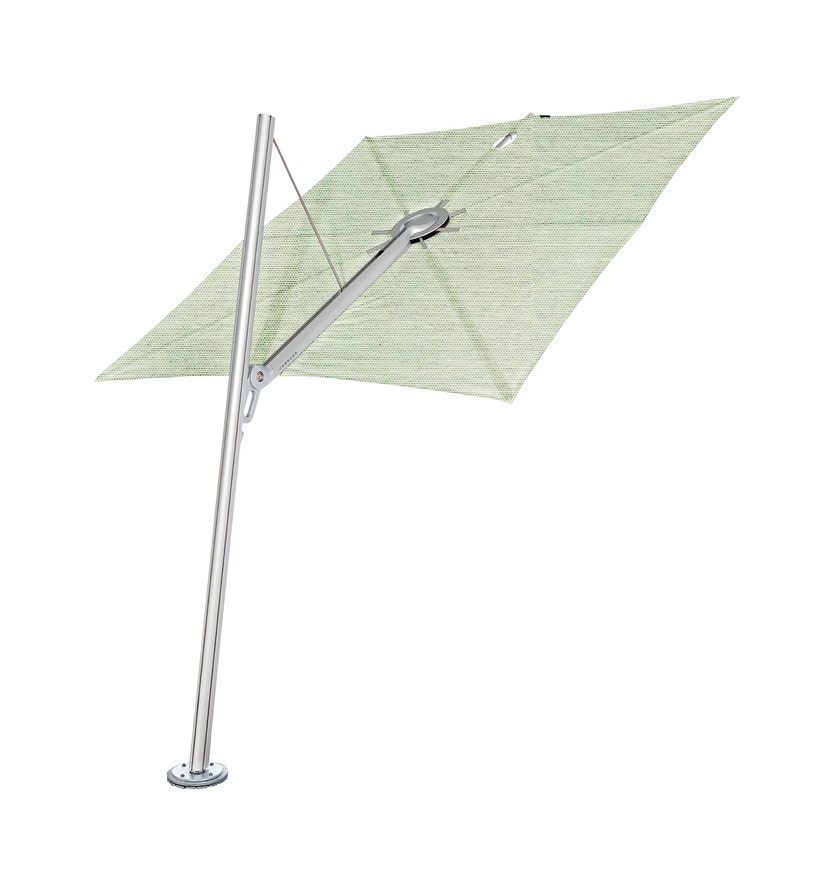 Parasol SPECTRA FORWARD 250 x 250 de Umbrosa, Chassis aluminium, Sunbrella Mint