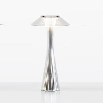 Lampe à poser SPACE de Kartell, Chromé 