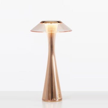 Lampe à poser SPACE de Kartell, Cuivre