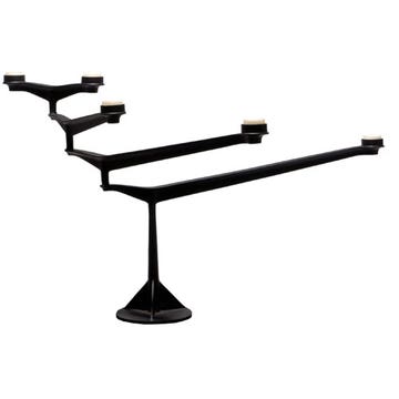 CANDÉLABRE DE TABLE SPIN DE TOM DIXON, NOIR
