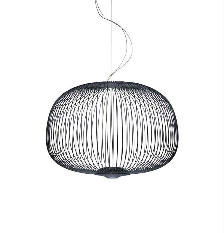 SUSPENSION SPOKES 3, Graphite, MyLight de FOSCARINI