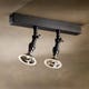 Spot orientable Nautic LILLEY RAIL 300mm avec 2 spots bronze antique