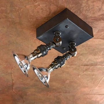 Spot orientable Nautic LILLEY SPOT TWIN bronze antique