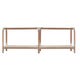 ÉTAGÈRE STEELWOOD, 2 plateaux / 2 modules