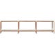 ÉTAGÈRE STEELWOOD, 2 plateaux / 3 modules