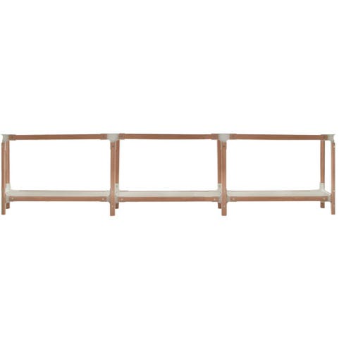 ÉTAGÈRE STEELWOOD, 2 plateaux / 3 modules de MAGIS