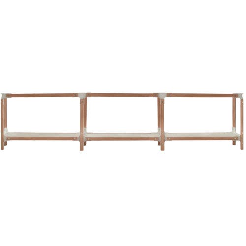 ÉTAGÈRE STEELWOOD, 2 plateaux / 3 modules de MAGIS ÉTAGÈRE STEELWOOD, 2 plateaux / 3 modules de MAGIS