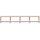 ÉTAGÈRE STEELWOOD, 2 plateaux, 4 modules