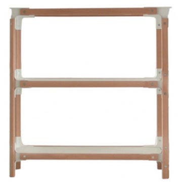ÉTAGÈRE STEELWOOD, 3 plateaux, 1 module de MAGIS