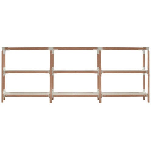 ÉTAGÈRE STEELWOOD, 3 plateaux, 3 modules de MAGIS ÉTAGÈRE STEELWOOD, 3 plateaux, 3 modules de MAGIS