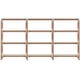 ÉTAGÈRE STEELWOOD, 4 plateaux, 3 modules