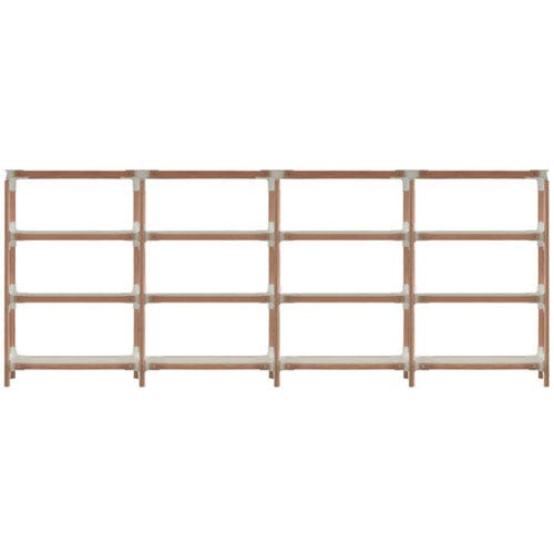 ÉTAGÈRE STEELWOOD, 4 plateaux, 4 modules de MAGIS ÉTAGÈRE STEELWOOD, 4 plateaux, 4 modules de MAGIS