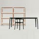 TABLE RECTANGULAIRE STEELWOOD, Noir