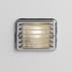 Spot semi-encastré STEPLIGHT 230V LED de Nautic, Bronze nickelé brossé, Verre clair