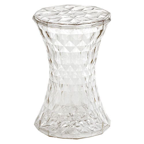 Tabouret STONE Transparent de Kartell, Cristal Tabouret STONE Transparent de Kartell, Cristal