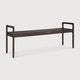 Structure de banc Jack - acajou vernis - brun foncé