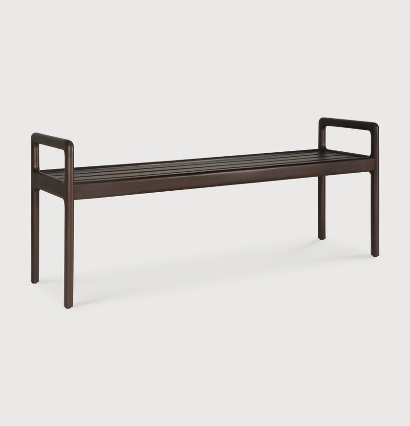 Structure de banc Jack - acajou vernis - brun foncé