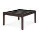 Structure de repose-pied Jack - acajou vernis - brun foncé