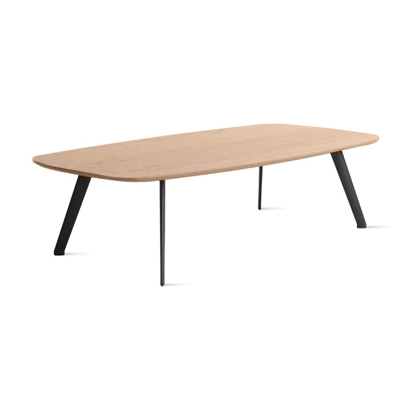 Table basse SOLAPA H30 de Stua, 120 x 60 cm Pieds Noir, Plateau Chêne Table basse SOLAPA H30 de Stua, 120 x 60 cm Pieds Noir, Plateau Chêne