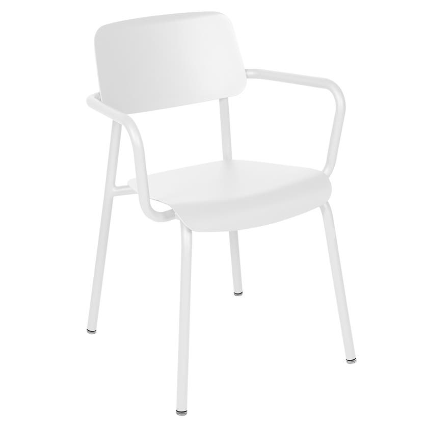 Fauteuil STUDIE de Fermob, Blanc coton Fauteuil STUDIE de Fermob, Blanc coton