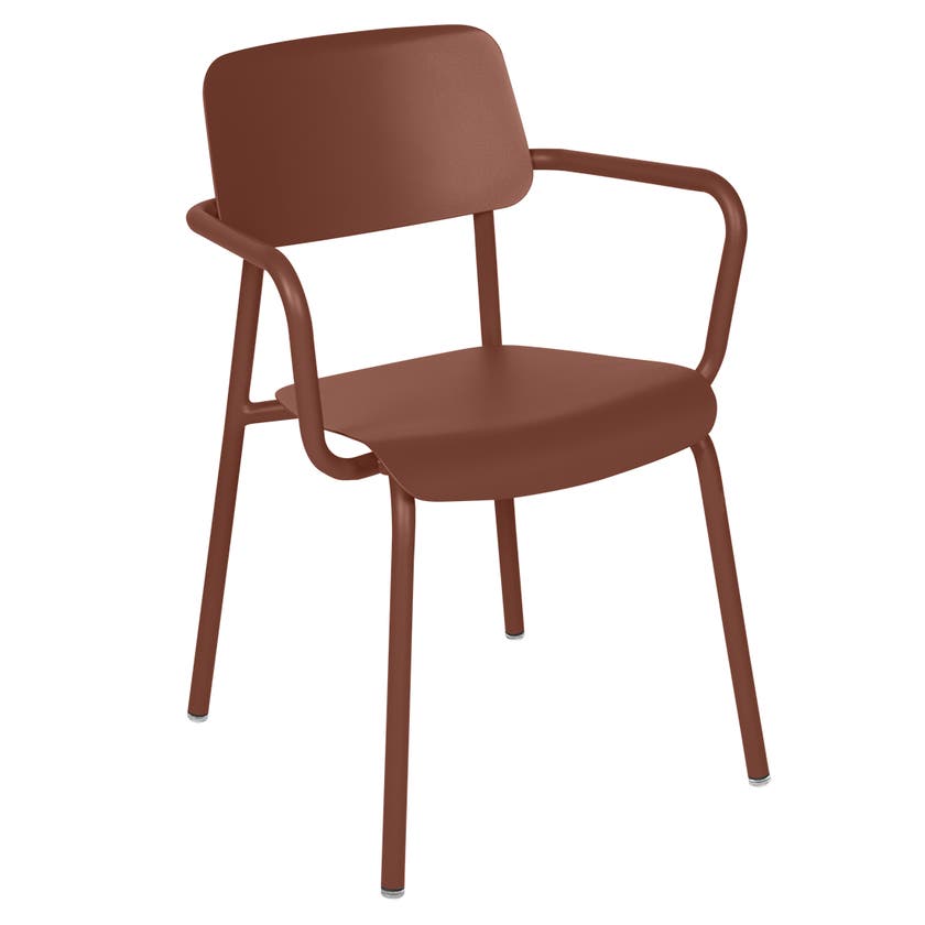 Fauteuil STUDIE de Fermob, Ocre rouge Fauteuil STUDIE de Fermob, Ocre rouge