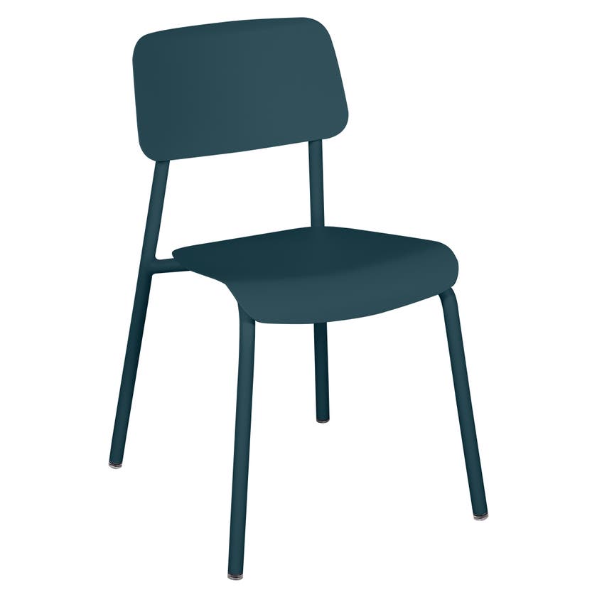 Chaise STUDIE de Fermob, Bleu acapulco Chaise STUDIE de Fermob, Bleu acapulco