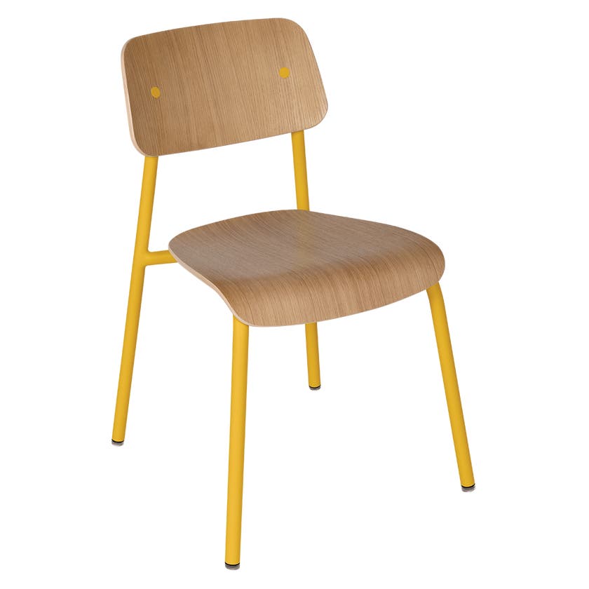 Chaise chêne STUDIE de Fermob, Miel Chaise chêne STUDIE de Fermob, Miel