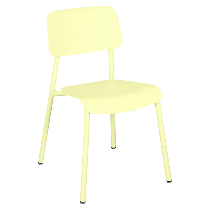 Chaise STUDIE de Fermob, Citron givré Chaise STUDIE de Fermob, Citron givré