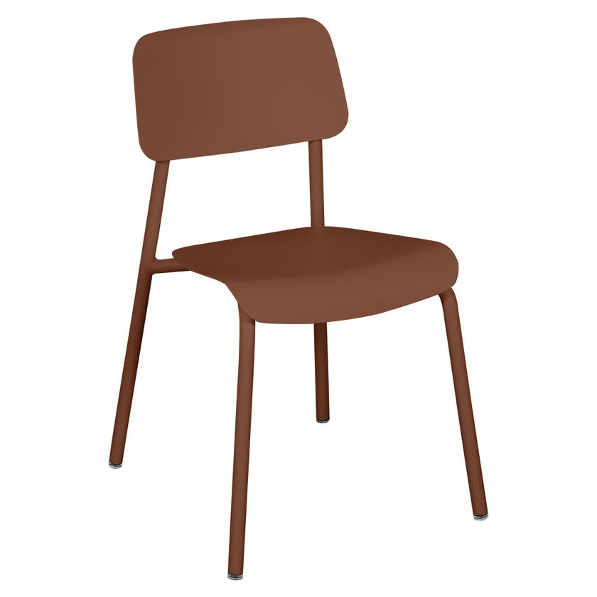 Chaise STUDIE de Fermob, Ocre rouge Chaise STUDIE de Fermob, Ocre rouge