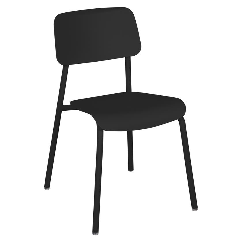 Chaise STUDIE de Fermob, Réglisse Chaise STUDIE de Fermob, Réglisse