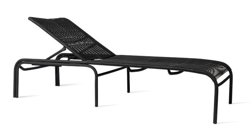 Sunlounger LOOP de Vincent Sheppard coloris black Sunlounger LOOP de Vincent Sheppard coloris black