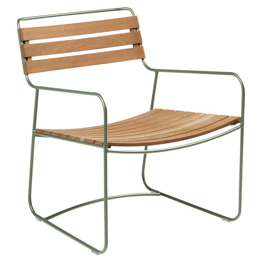 Fauteuil bas SURPRISING TECK de Fermob, Cactus Fauteuil bas SURPRISING TECK de Fermob, Cactus