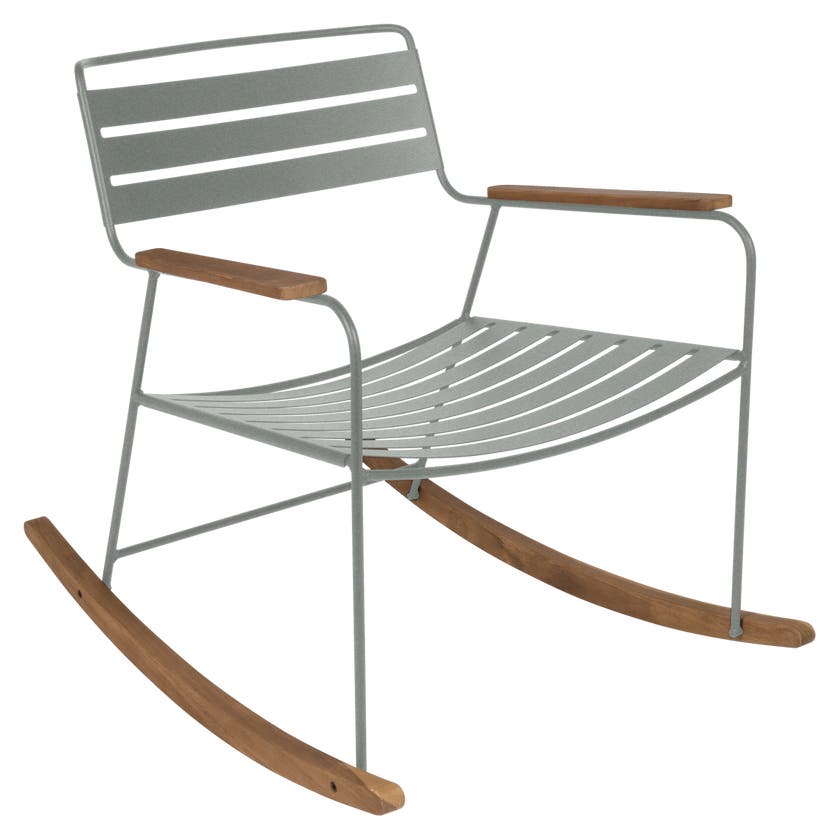 rocking chair Surprising Fermob gris lapili rocking chair Surprising Fermob gris lapili
