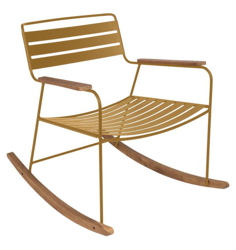 Rocking chair SURPRISING de Fermob, Pain d'épices Rocking chair SURPRISING de Fermob, Pain d'épices