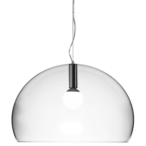Suspension BIG FL/Y de Kartell, Transparent Suspension BIG FL/Y de Kartell, Transparent