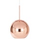 SUSPENSION COPPER ROUND LED 25 CM DE TOM DIXON, CUIVRE