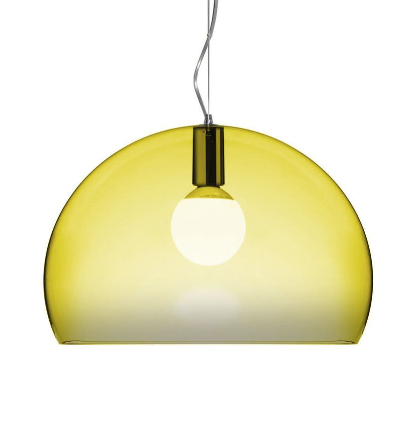 Suspension SMALL FL/Y de Kartell, Jaune