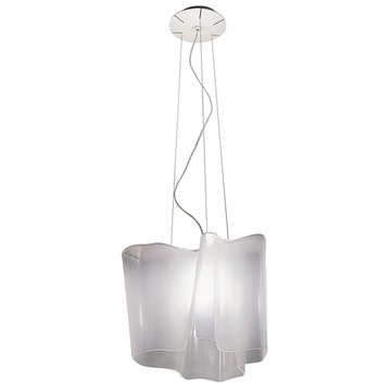 SUSPENSION BLANCHE LOGICO, L. 40 cm d'ARTEMIDE