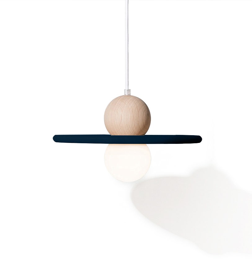 Suspension NEBULEUSE de Drugeot Manufacture, Bleu nuit